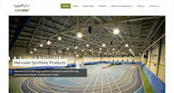 Desktop Screenshot of ecoflooring-qatar.com